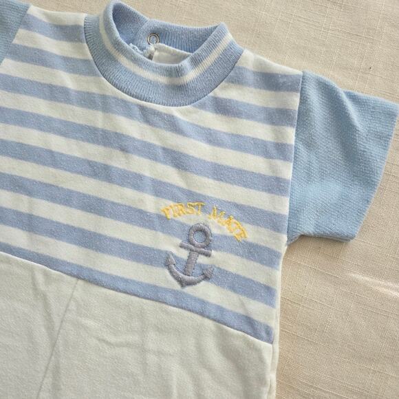 Vintage "First Mate" Pantsuit 6-9 months - Picture 2 of 5